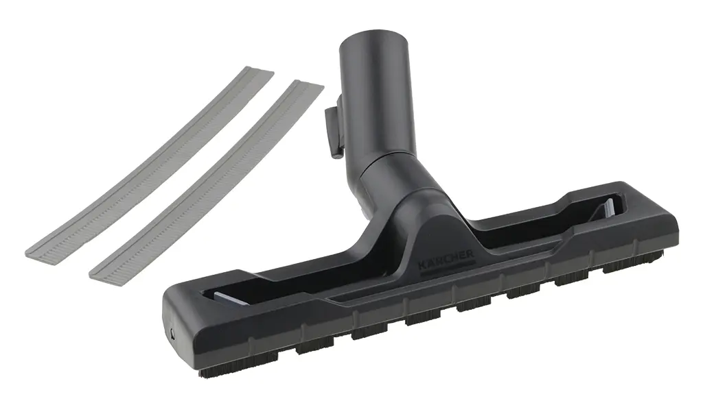 4.629-013.0-015.0 Karcher MV-WD Zuigmond met parkeerclip + nylon haarinzet + rubberen strips (35mm, origineel)